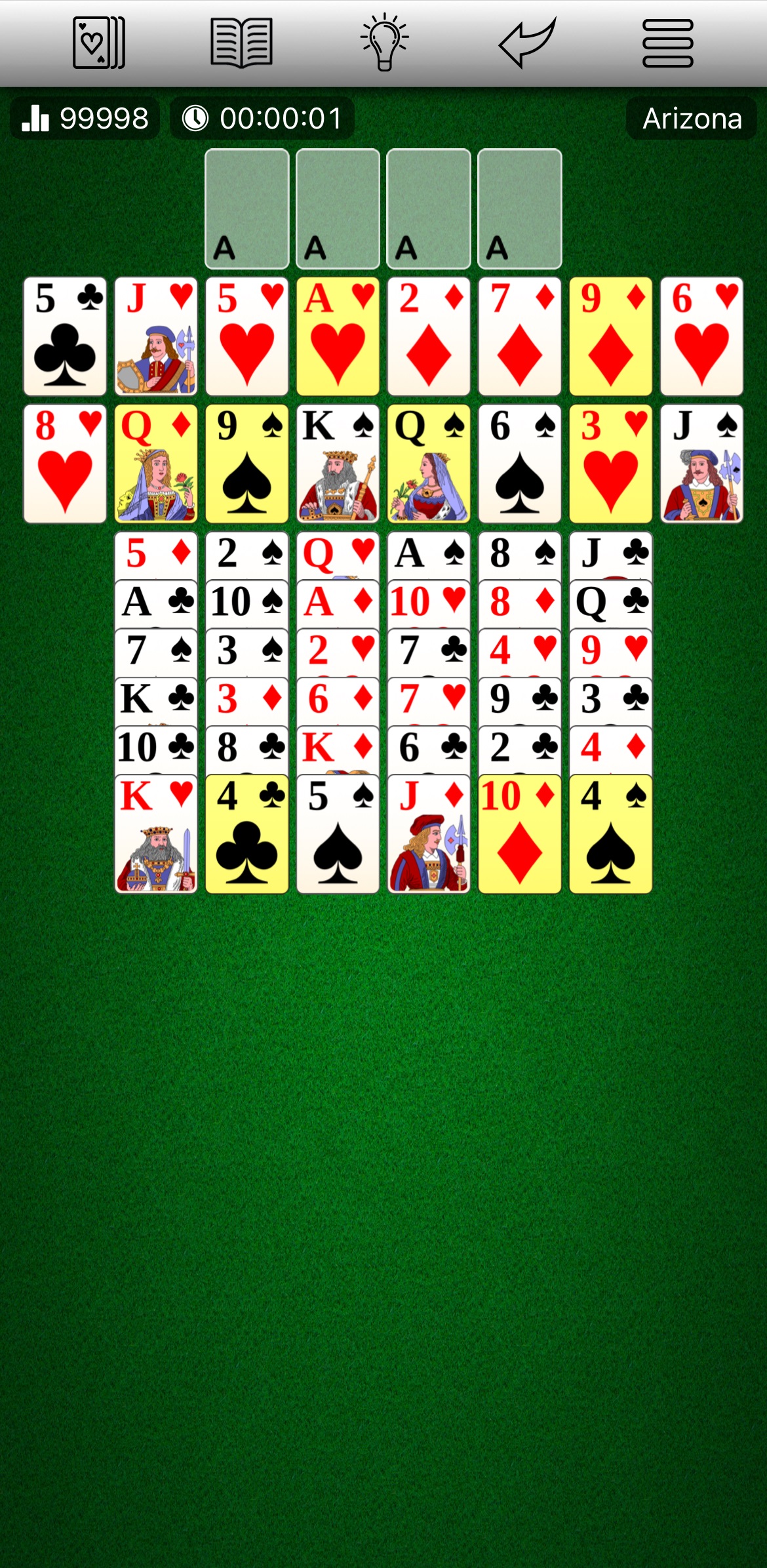 Arizona Solitaire - 700 Solitaire Games